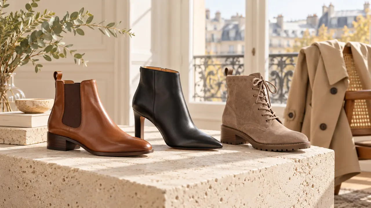 Sélection de bottines femme élégantes pour la mi-saison