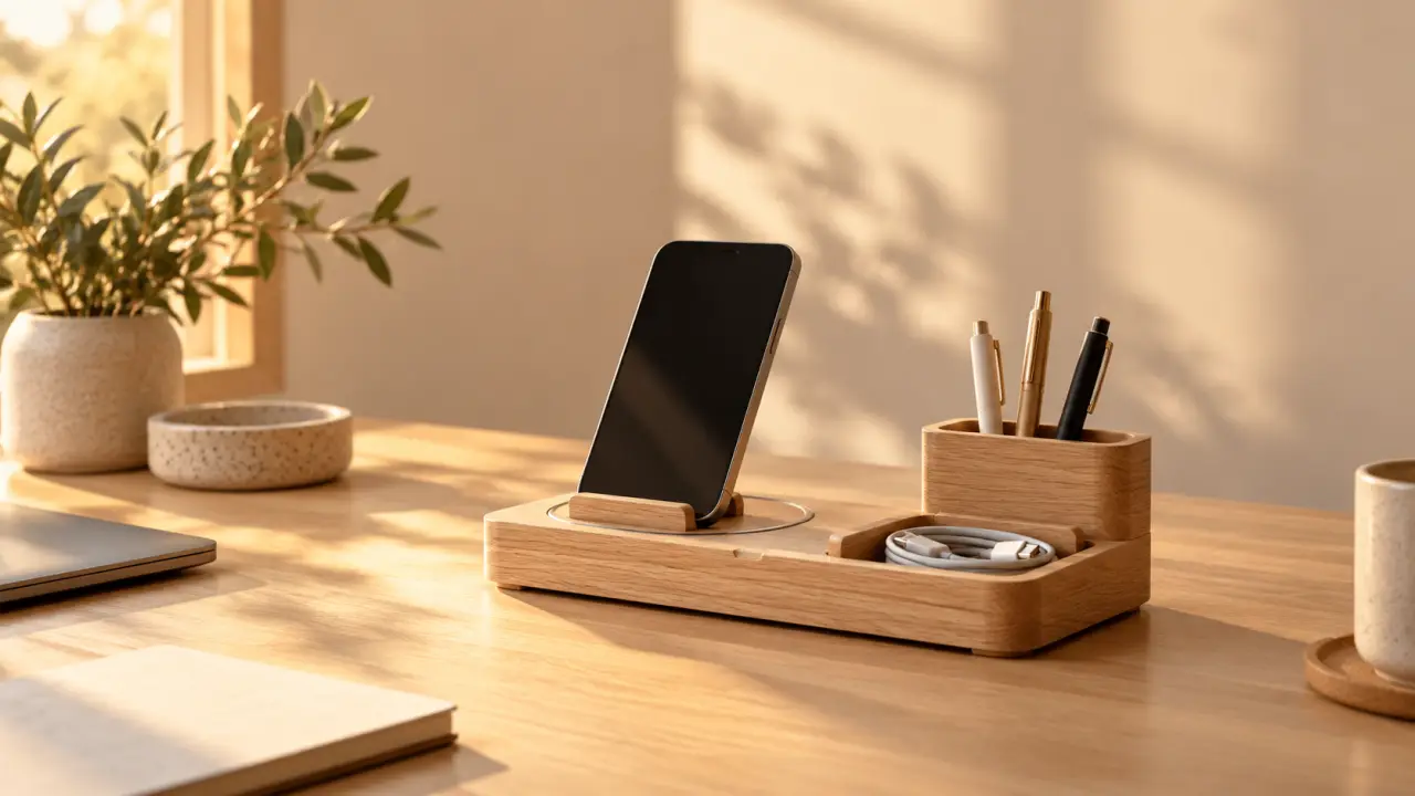 Un gadget de bureau utile améliore l’espace sans l’encombrer